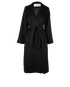 Max Mara Wrap Coat, &pound;650, Clothing, Black, Camel Hair, Front view