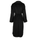 Max Mara Wrap Coat, &pound;650, Clothing, Black, Camel Hair, Back view
