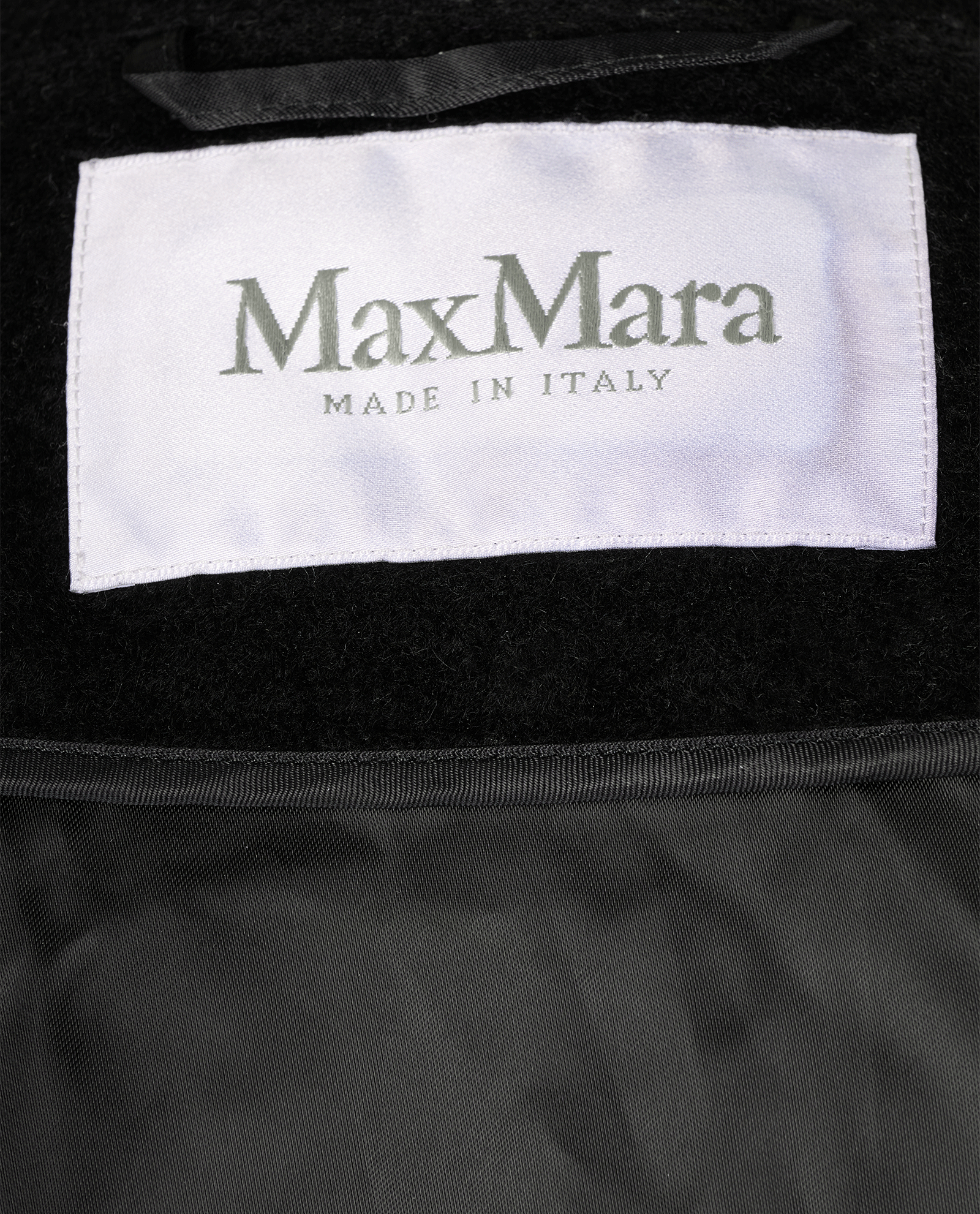 Max Mara Wrap Coat, &pound;650, Clothing, Black, Camel Hair, Other view