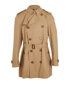 Burberry Trench Coat, Mens, Cotton Beige, Sz 4XL, 2*
