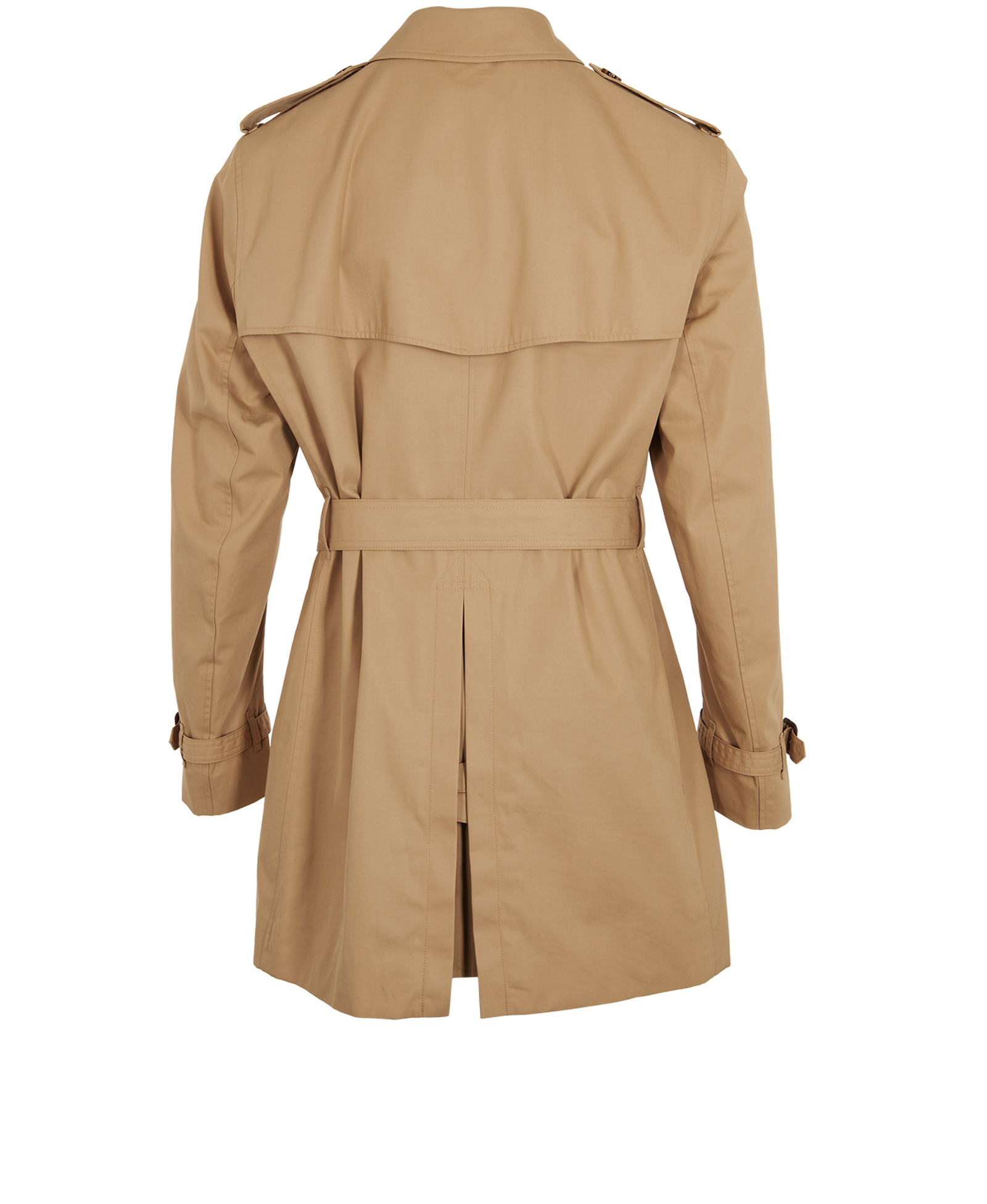 Burberry Trench Coat, &pound;610, Clothing, Beige, Cotton, Back view