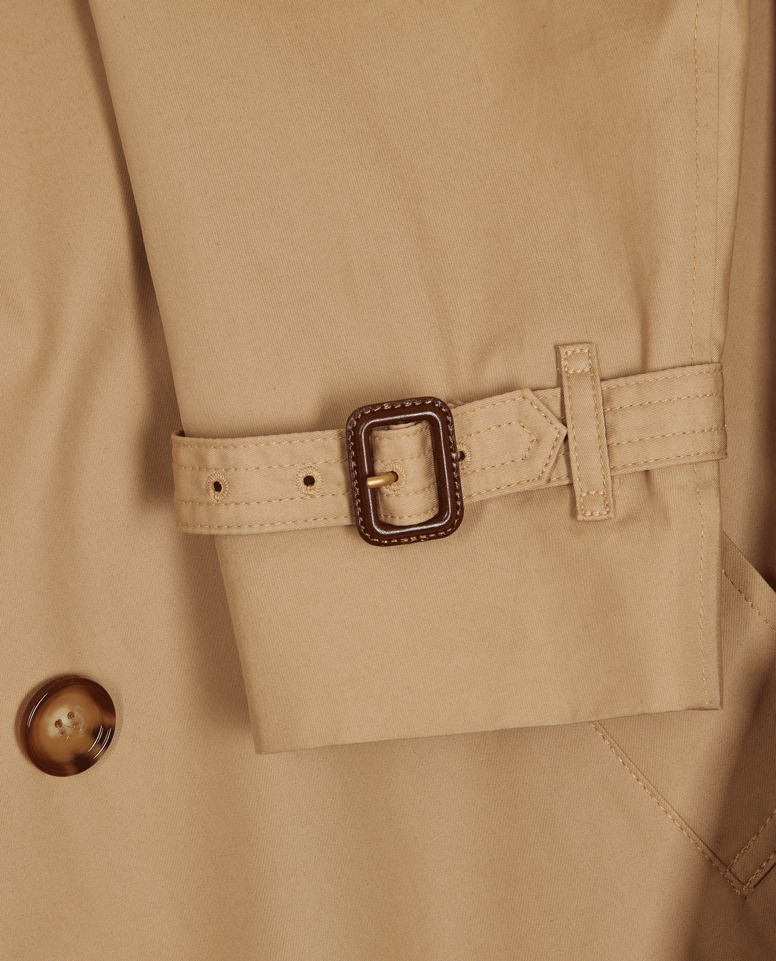 Burberry Trench Coat, &pound;610, Clothing, Beige, Cotton, Other view