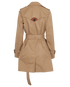 Coach Mid-Length Trench Coat, &pound;150, Clothing, Beige, Cotton/Polyester Mix, Back view