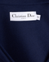 Christian Dior CD Button Detail Coat, &pound;750, Clothing, Blue/Red/White, Wool, Other view