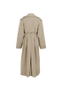 Isabel Marant Double Breasted Trench Coat, &pound;260, Clothing, Beige, Wool, Back view