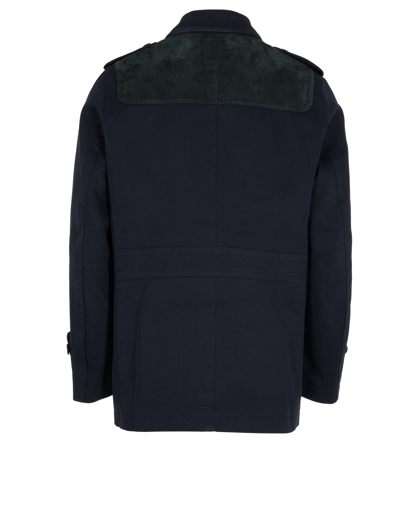 Burberry Duffle Coat, &pound;410, Clothing, Navy, Cotton, Back view