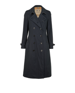 Burberry The Chelsea Trench Coat, Cotton, Navy, UK10, 2*