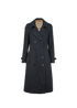 Burberry The Chelsea Trench Coat, &pound;695, Clothing, Navy, Cotton, Front view