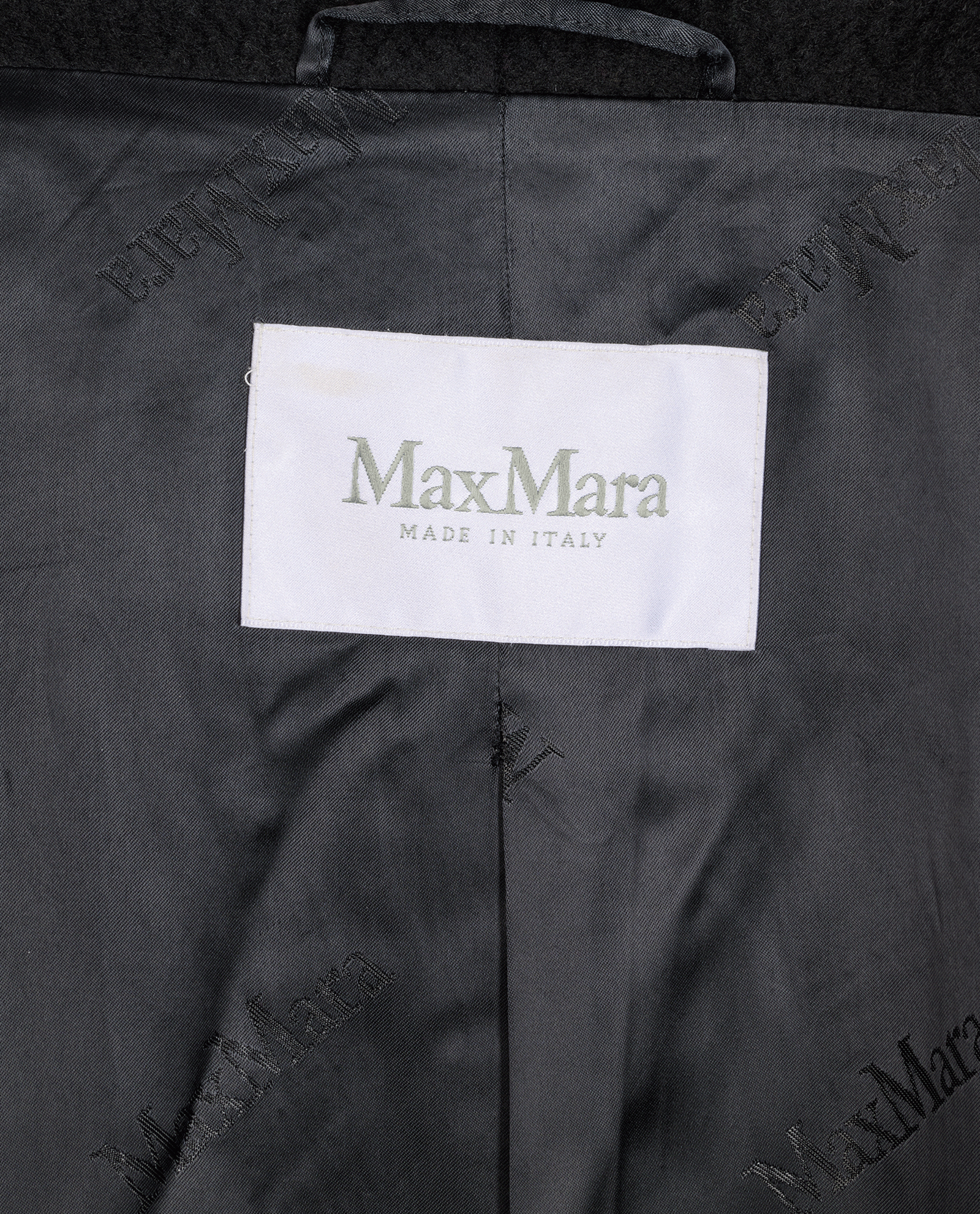 Max Mara Belted Coat, &pound;450, Clothing, Black, Camel Hair, Other view