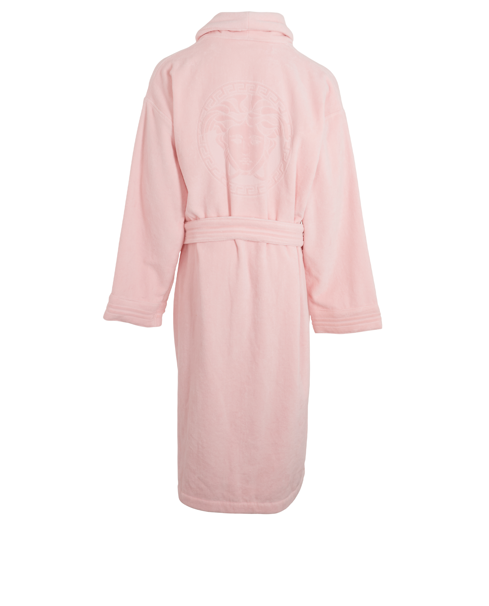 Versace Medusa Bathrobe, &pound;220, Clothing, Pink, Cotton, Back view