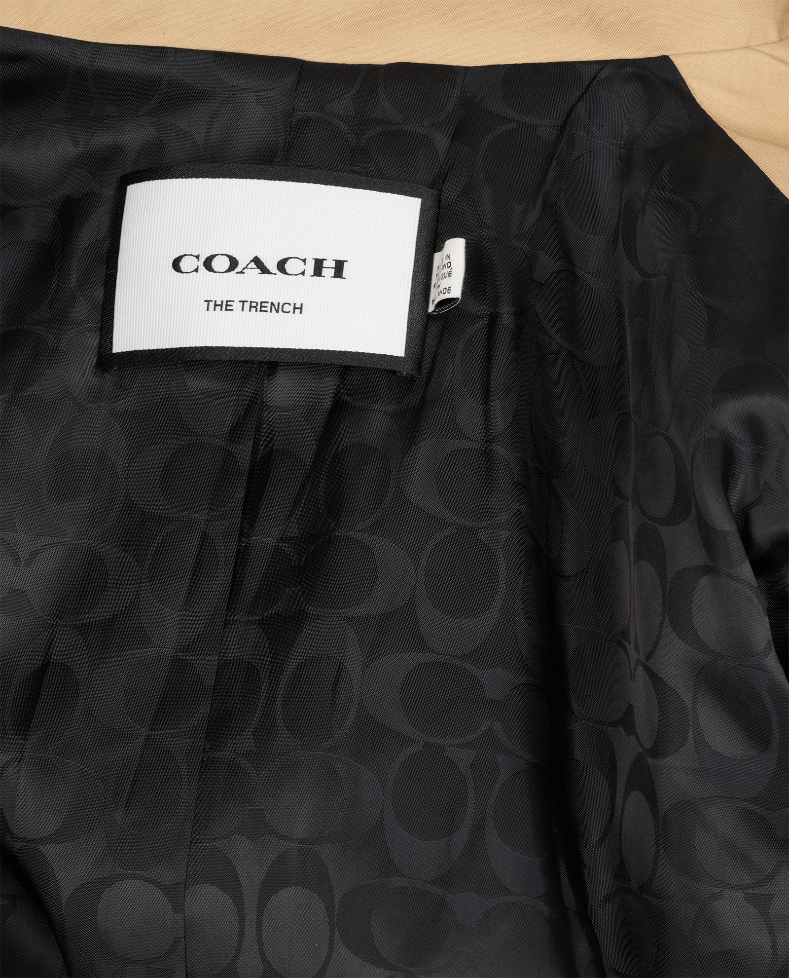 Coach The Trench Coat, &pound;150, Clothing, Beige, Cotton, Other view