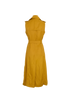 Victoria Beckham Sleeveless Trench Coat, &pound;240, Clothing, Yellow, Viscose, Back view