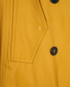Victoria Beckham Sleeveless Trench Coat, &pound;240, Clothing, Yellow, Viscose, Other view