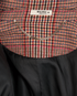 Miu Miu Houndstooth Belted Coat, &pound;450, Clothing, Red, Polyester/Wool, Other view