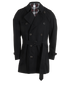Burberry Chelsea Mid Trench Coat, &pound;350, Clothing, Black, Cotton, Front view