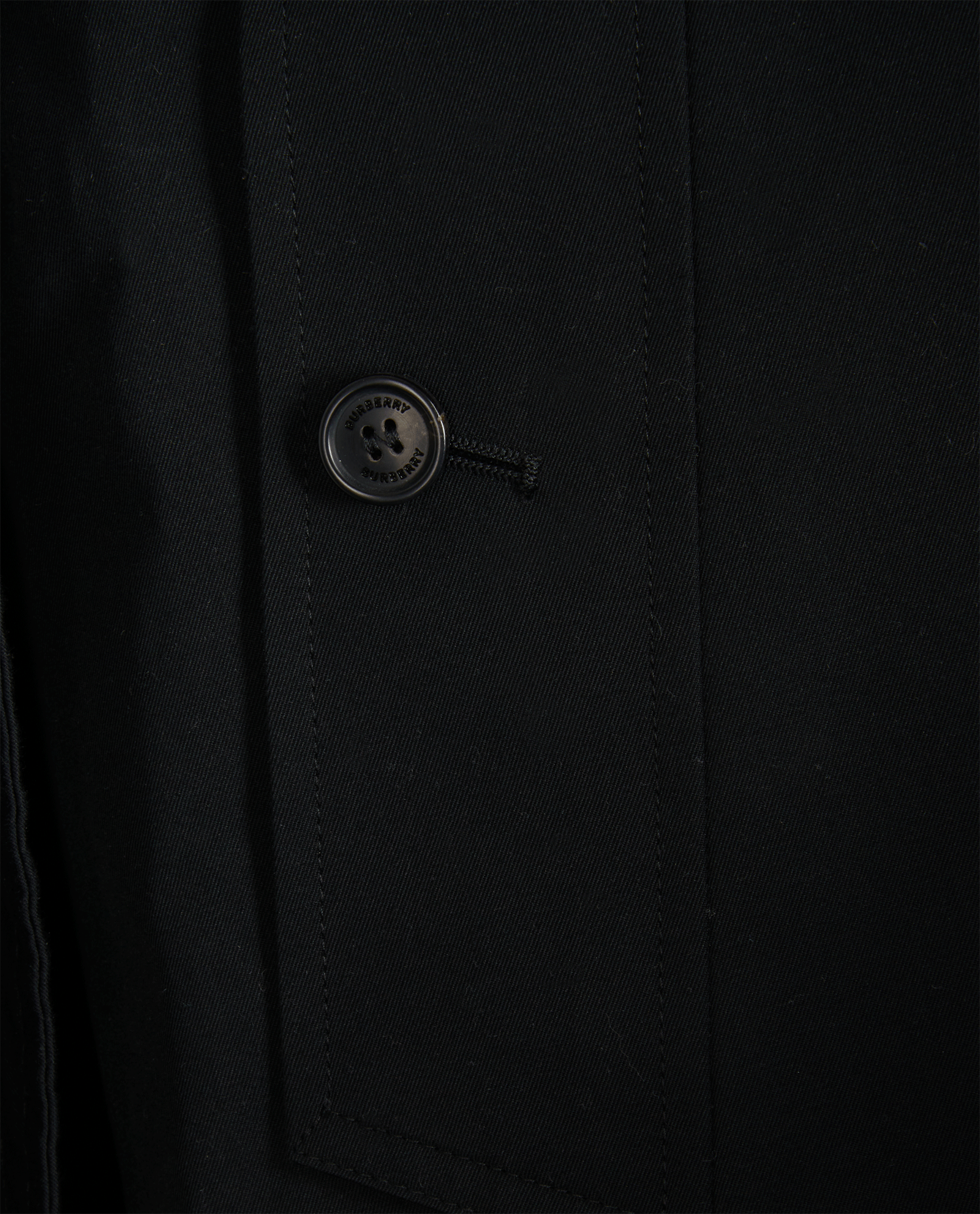 Burberry Chelsea Mid Trench Coat, &pound;350, Clothing, Black, Cotton, Other view
