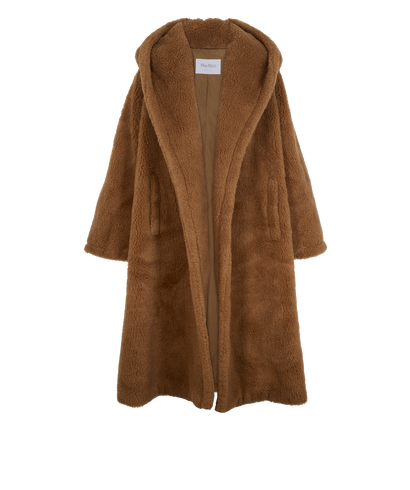 Max Mara Apogeo Teddy Coat, &pound;995, Clothing, Brown, Camel Hair/Silk, Front view