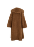 Max Mara Apogeo Teddy Coat, &pound;995, Clothing, Brown, Camel Hair/Silk, Back view