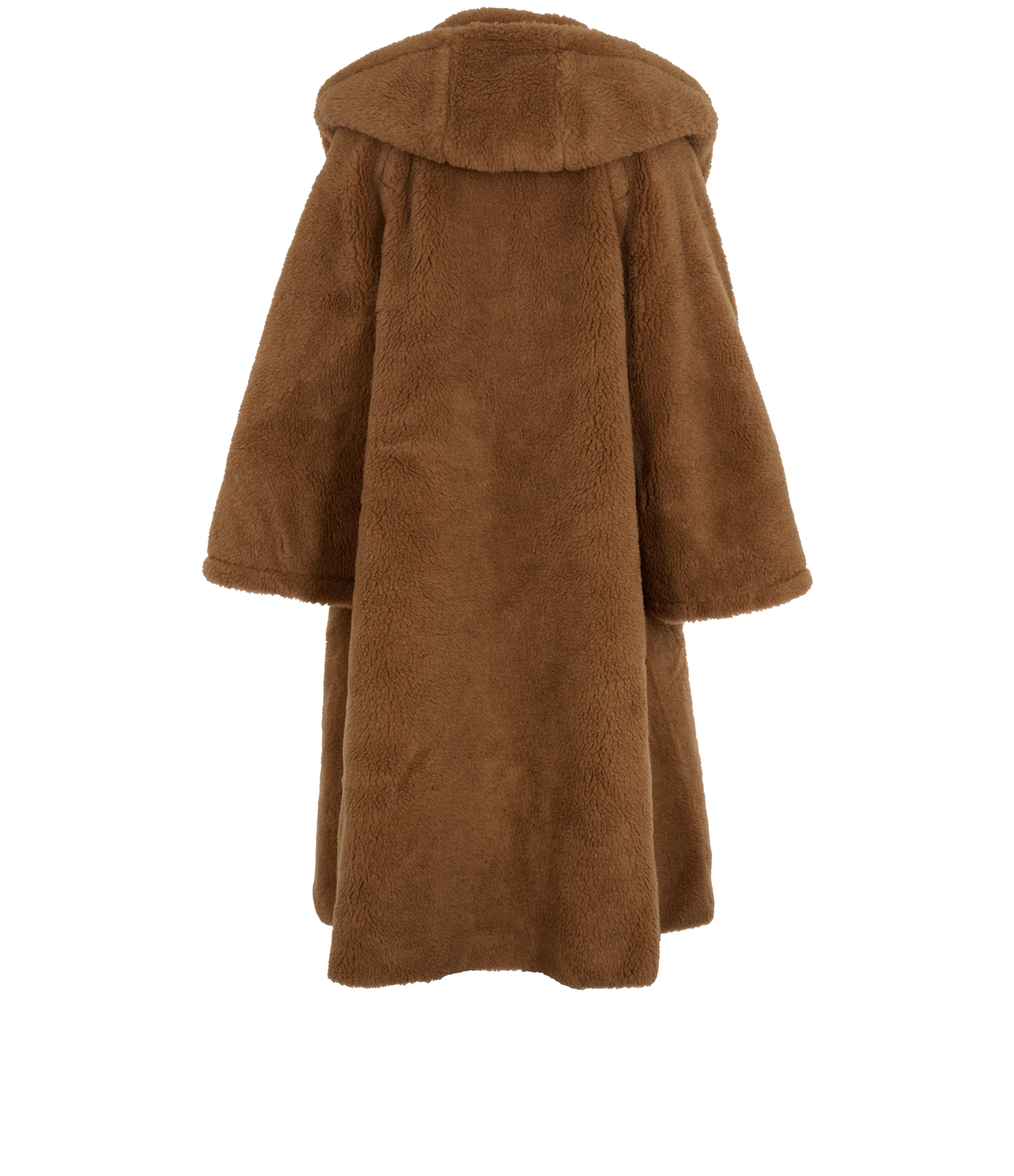 Max Mara Apogeo Teddy Coat, &pound;995, Clothing, Brown, Camel Hair/Silk, Back view