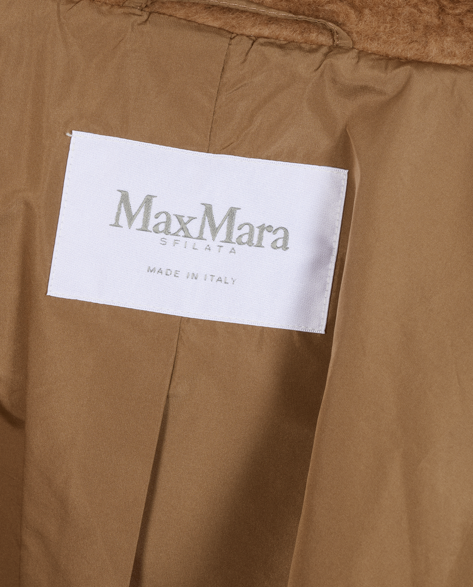 Max Mara Apogeo Teddy Coat, &pound;995, Clothing, Brown, Camel Hair/Silk, Other view