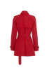 Burberry Trench Coat, &pound;450, Clothing, Red, Cotton, Back view