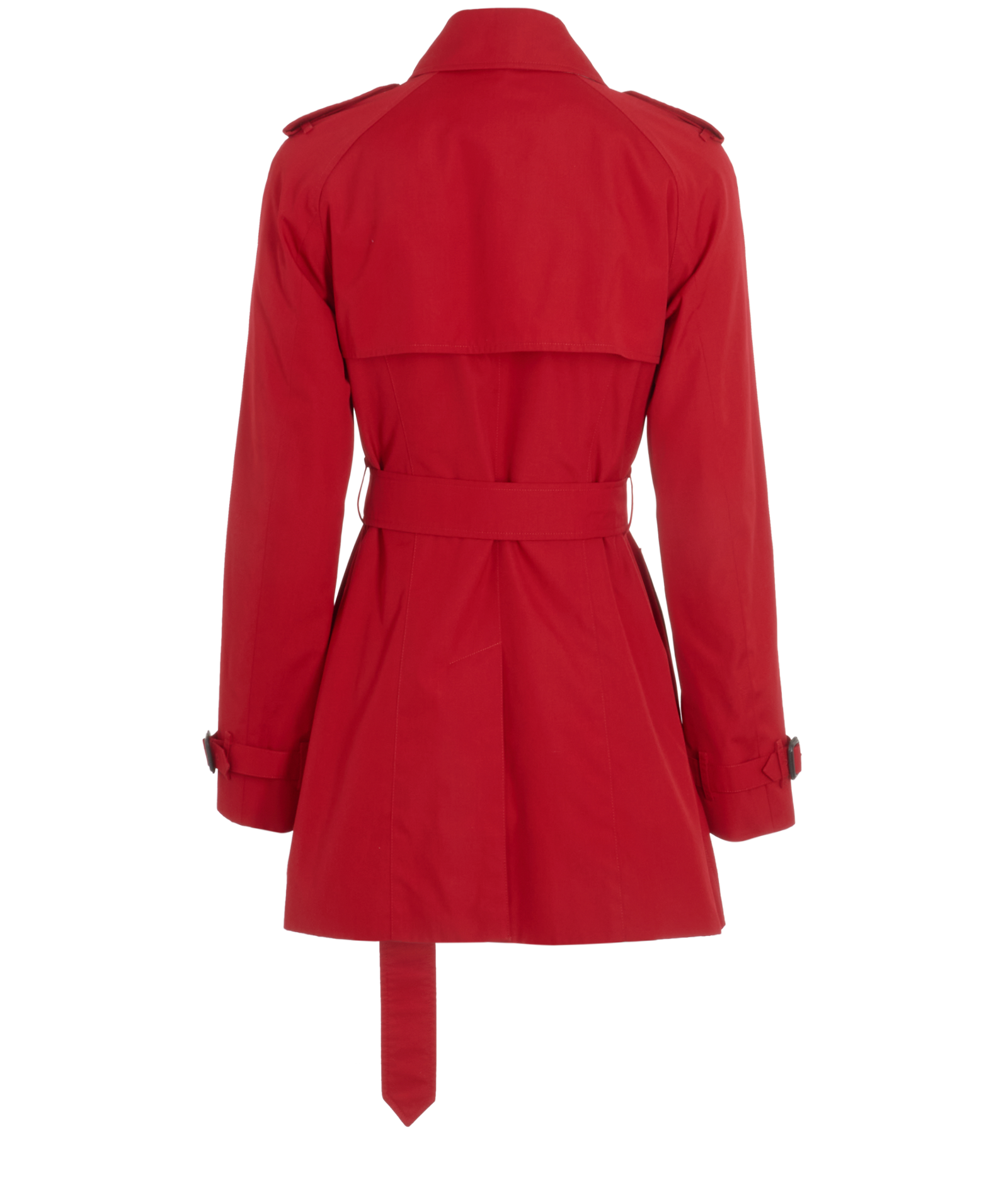 Burberry Trench Coat, &pound;450, Clothing, Red, Cotton, Back view