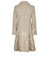 Alberta Ferreti Embroidered Fitted Coat, back view