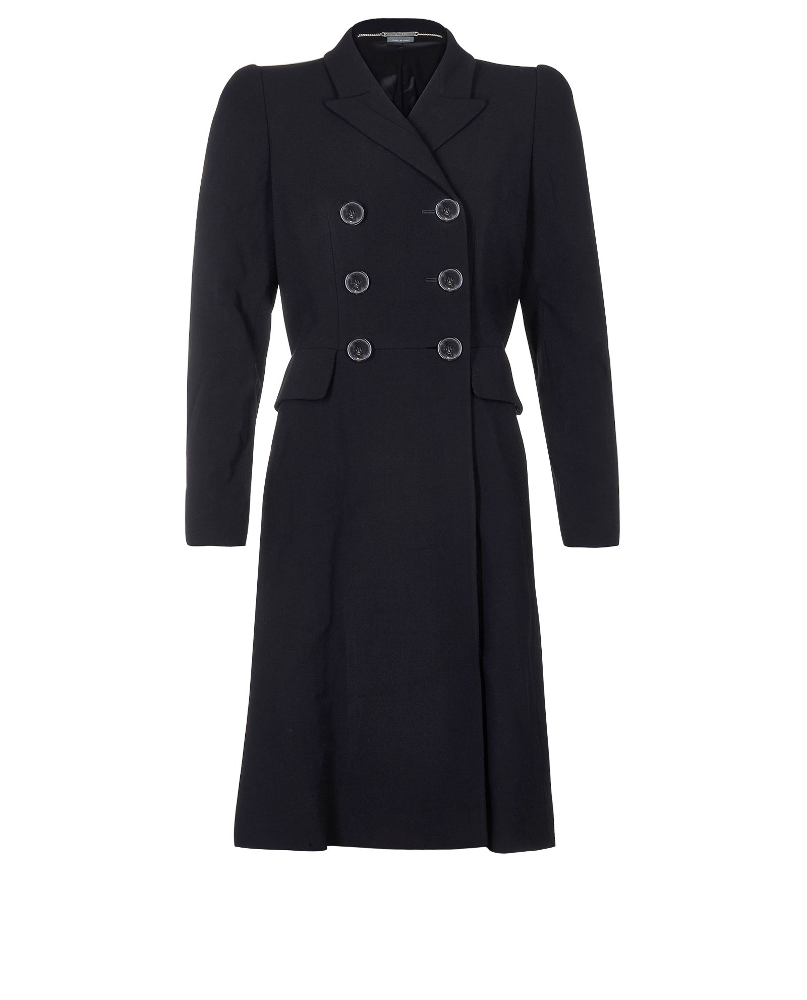 Alexander McQueen Double Breasted Long Coat, Coats - Designer Exchange ...