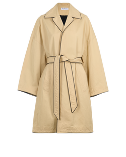 Balenciaga Trench Coat, Cotton, Beige, UK6, 3*