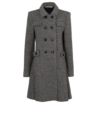 Balenciaga Double Breasted Coat, front view