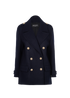 Balmain Double Breasted Short Coat, front view