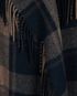 Balenciaga Check Hooded Blanket Coat, other view