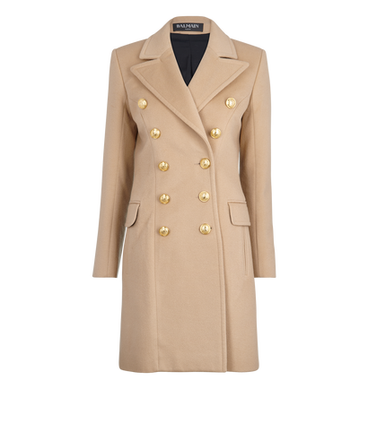 Balmain Double Brested Coat, front view