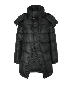 Balenciaga Puffer Coat, Polyester, Black, UK6, 3*