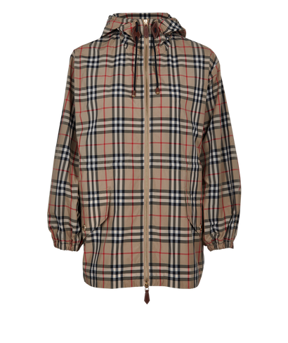 Burberry Check Raincoat, front view