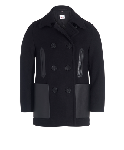 Burberry Short Pea Coat, front view