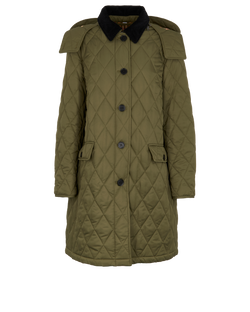 Burberry Parka Coat, Polyester, Khaki, Sz XXL, 3*