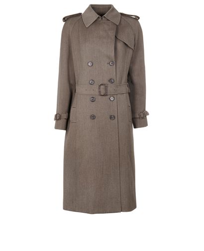 Burberry Belted Trench Coat, front view