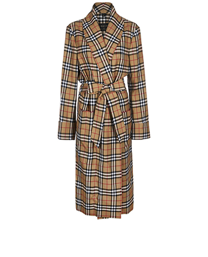 Burberry Vintage Reissue Dressing Gown Coat, front view