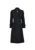 Burberry Trench Coat, &pound;330, Clothing, Navy, Wool, Front view