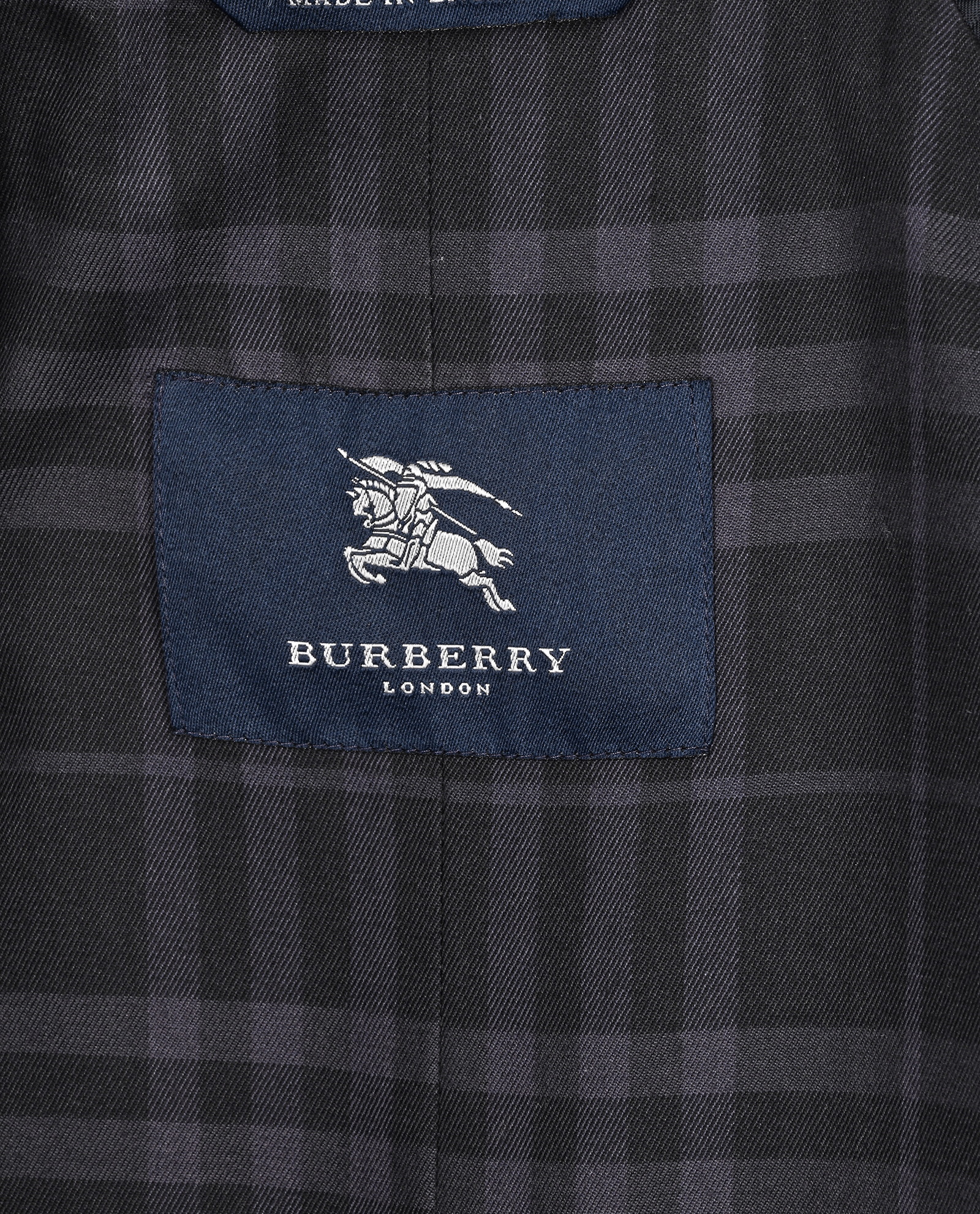 Burberry Trench Coat, &pound;330, Clothing, Navy, Wool, Other view