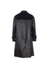 Burberry Leather Trench Coat, back view