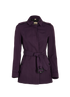 Burberry Belted Short Trench Coat, front view
