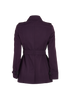 Burberry Belted Short Trench Coat, back view