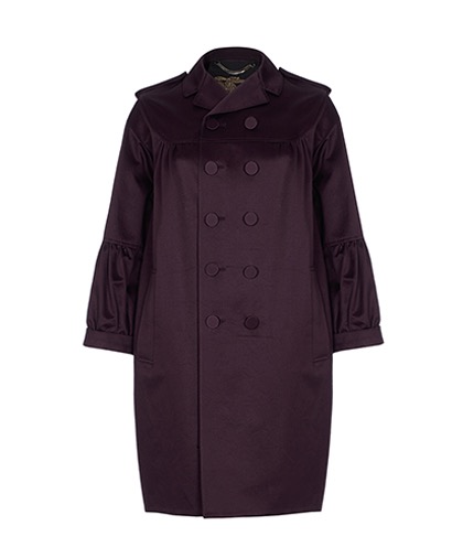 Burberry Donna Purple Trench, front view