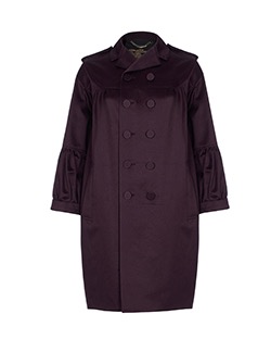 Burberry Donna Purple Trench, Cotton, UK M