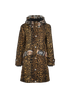 Burberry Leopard Print Coat, front view