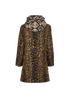 Burberry Leopard Print Coat, back view