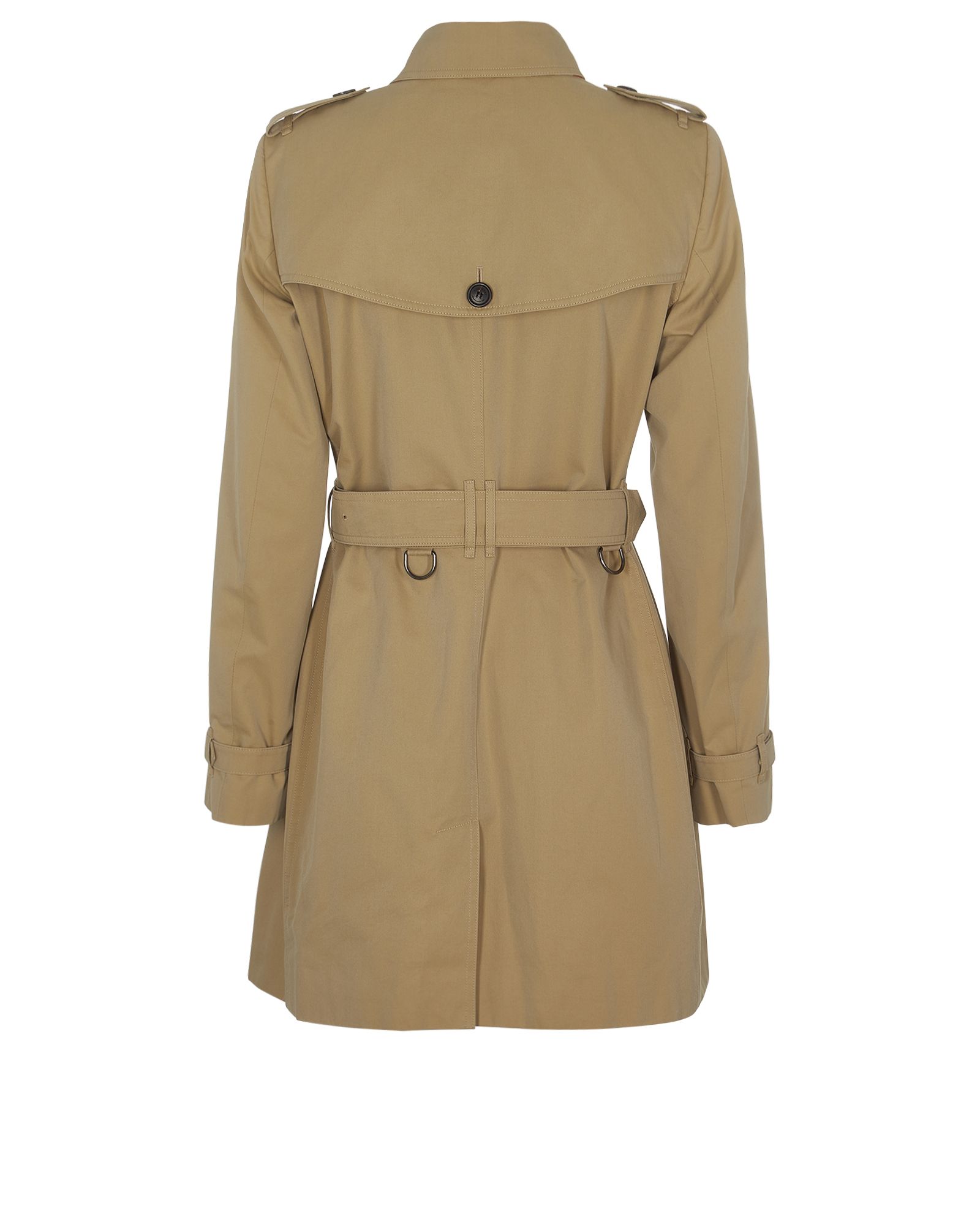 【正規店にて修理完了】BURBERRY THE KENSINGTON Burberry Blue Mid-Length Kensington Heritage Trench Coat