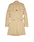 Burberry Short Classic Trench Coat, back view